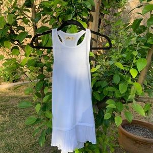 White tank top with chiffon